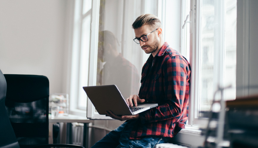 man working from home man working from home